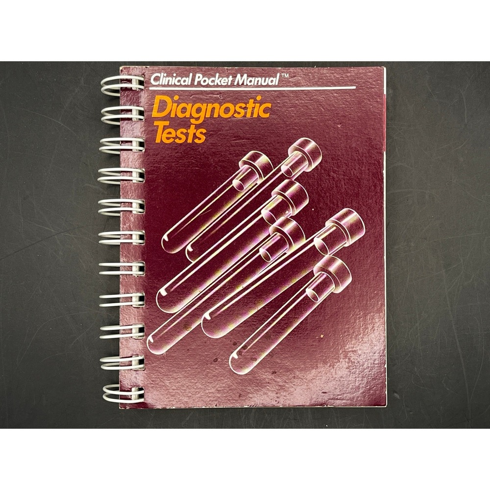 Clinical Pocket Manual Diagnostic Tests Spiral Bound Medical Reference Book